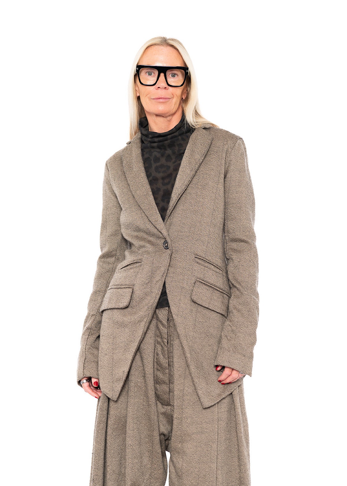 TAILORED PINSTRIPE WOOL JACKET