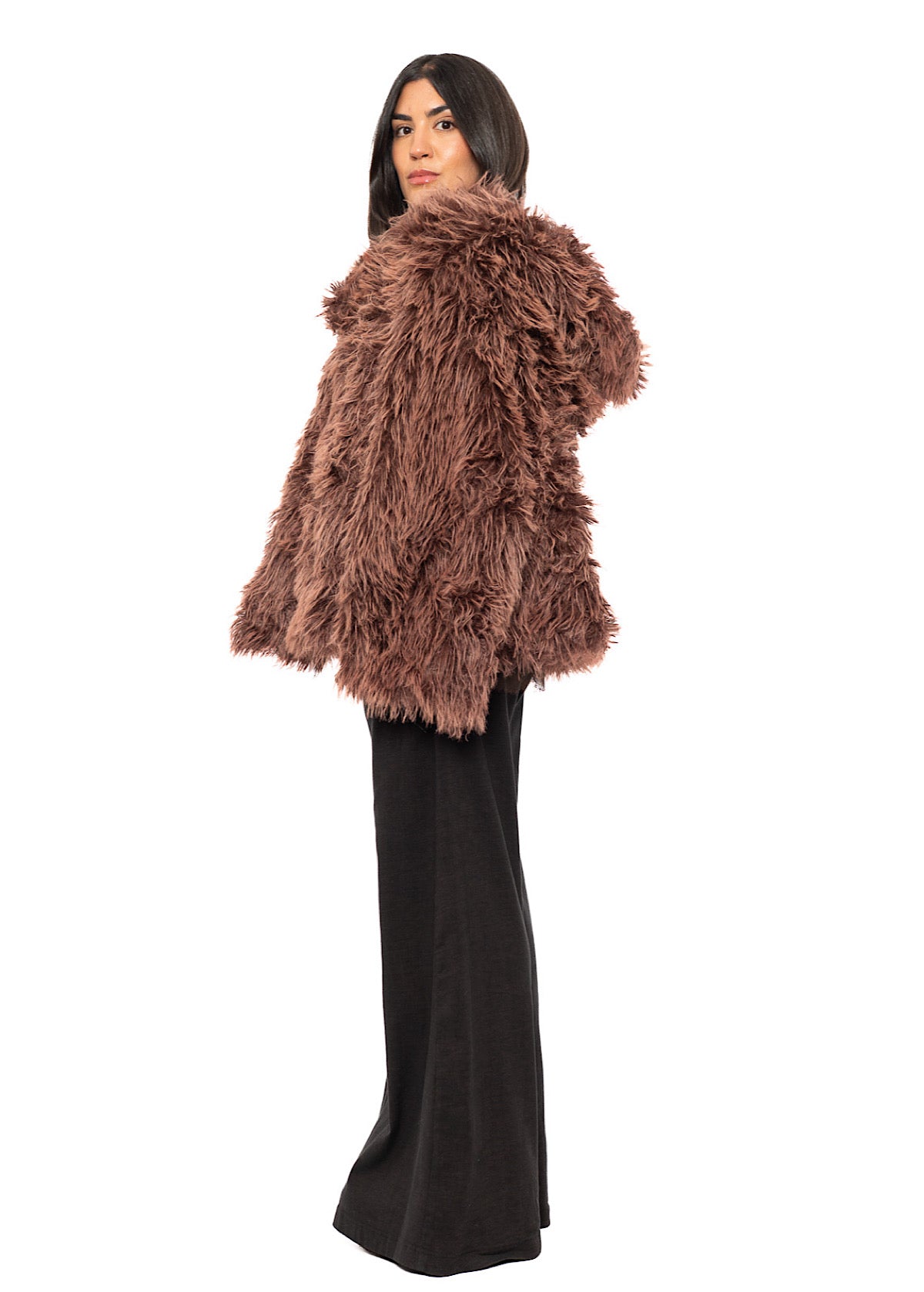 OVERSIZED FAUX FUR JACKET