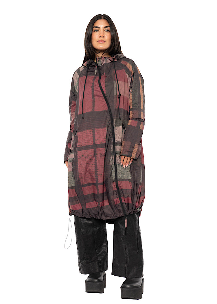 HERITAGE CHECK TECHNICAL RAIN COAT