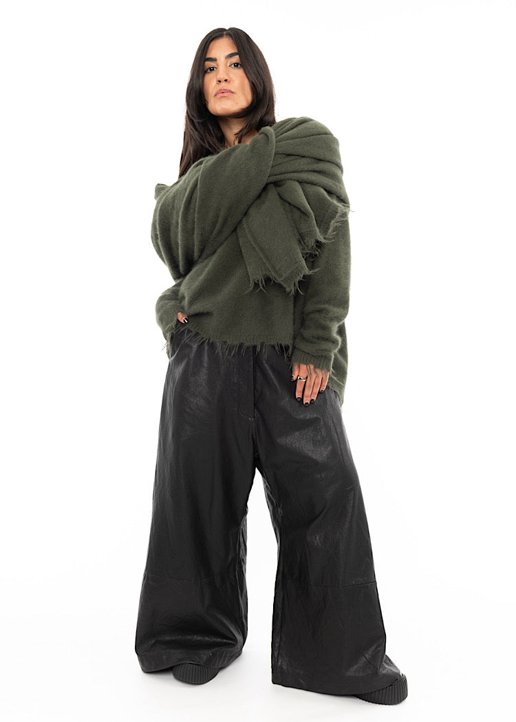 RUNDHOLZ DIP KNITTED SCARF