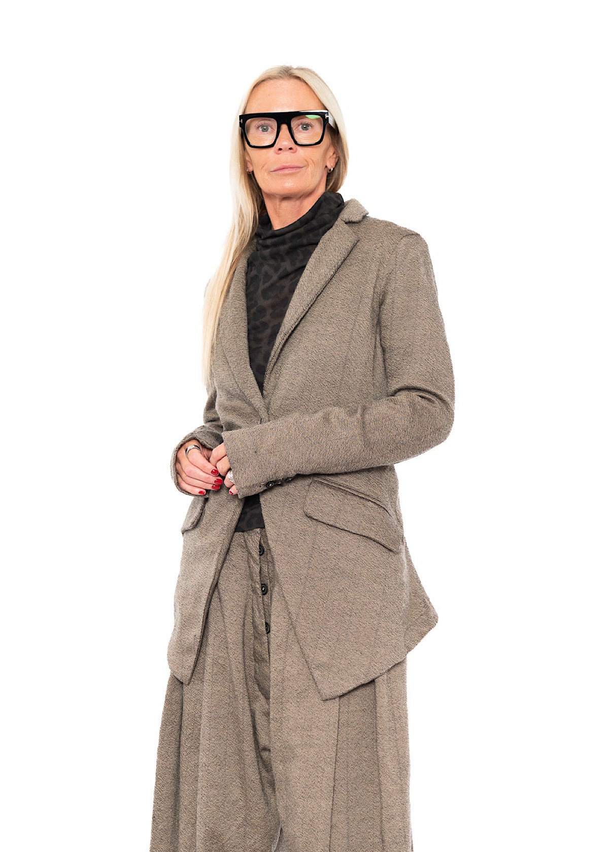 TAILORED PINSTRIPE WOOL JACKET