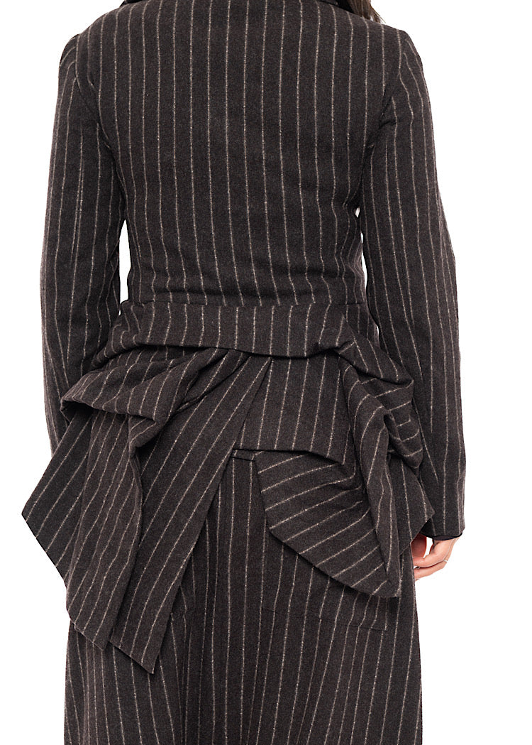 ASYMMETRIC TAILORED WOOL JACKET