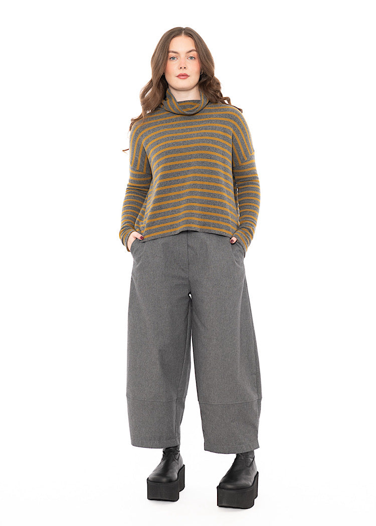 STRUCTURED COTTON-MIX RIMA D TROUSER