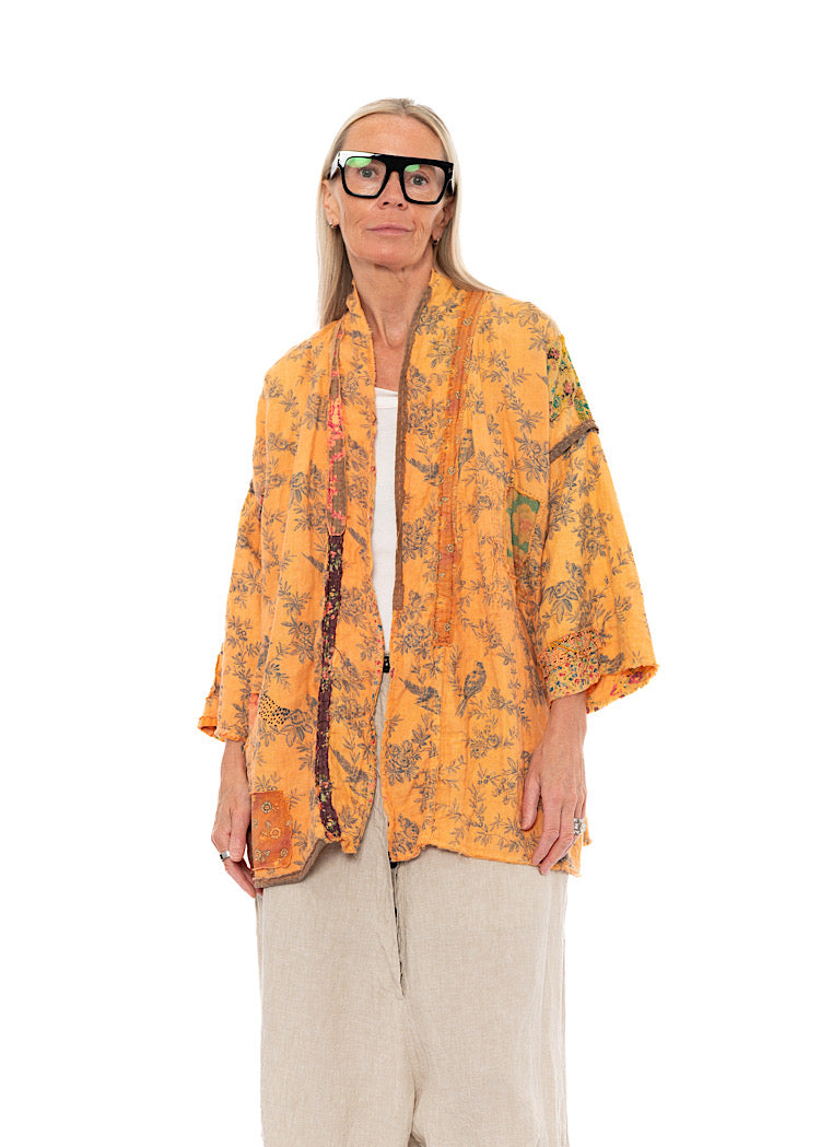 PRE-LOVED MAGNOLIA PEARL JULIAN FLORAL KIMONO