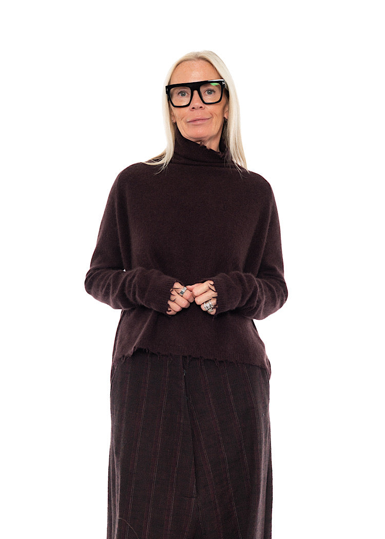 SIGNATURE MERINO RACCOON KNIT