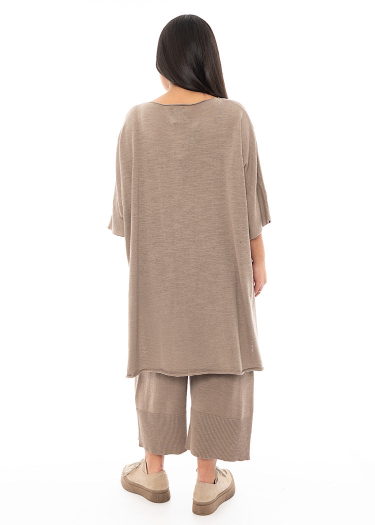 SORT AARHUS ELSA KNITTED TUNIC