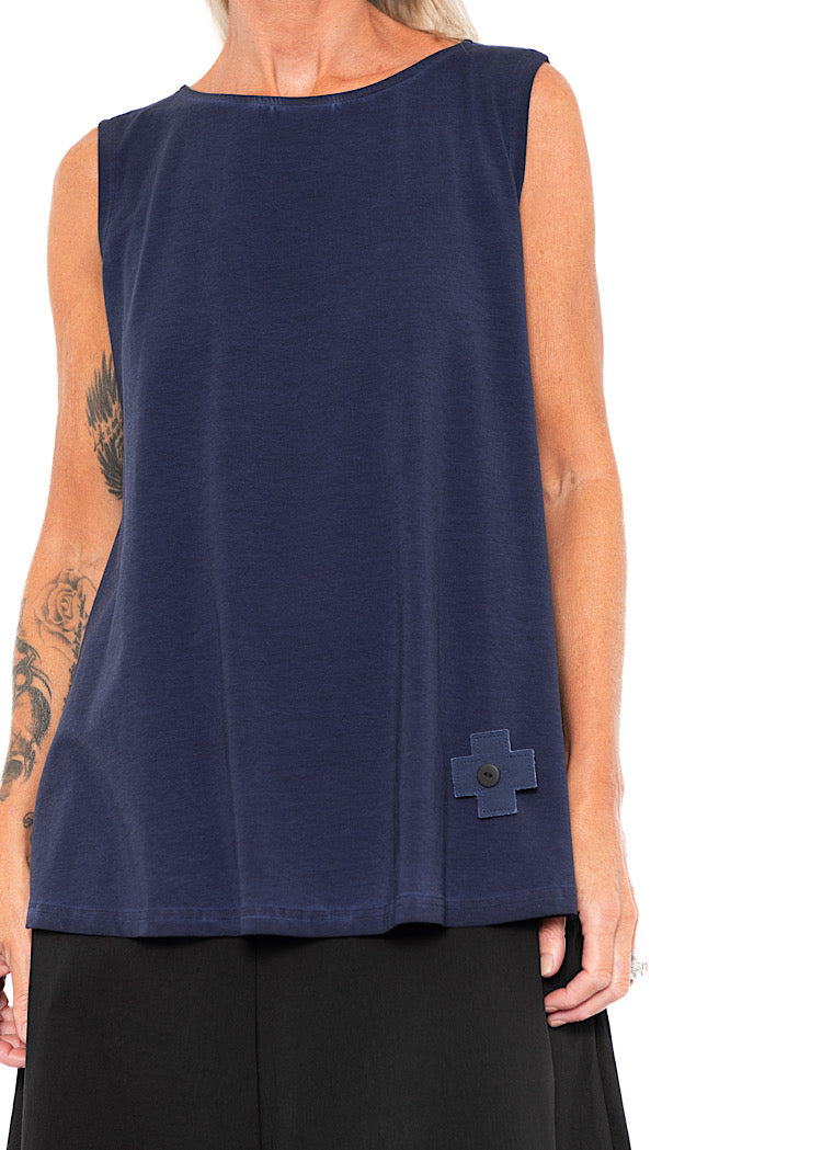 SLEEVELESS A-LINE TOP