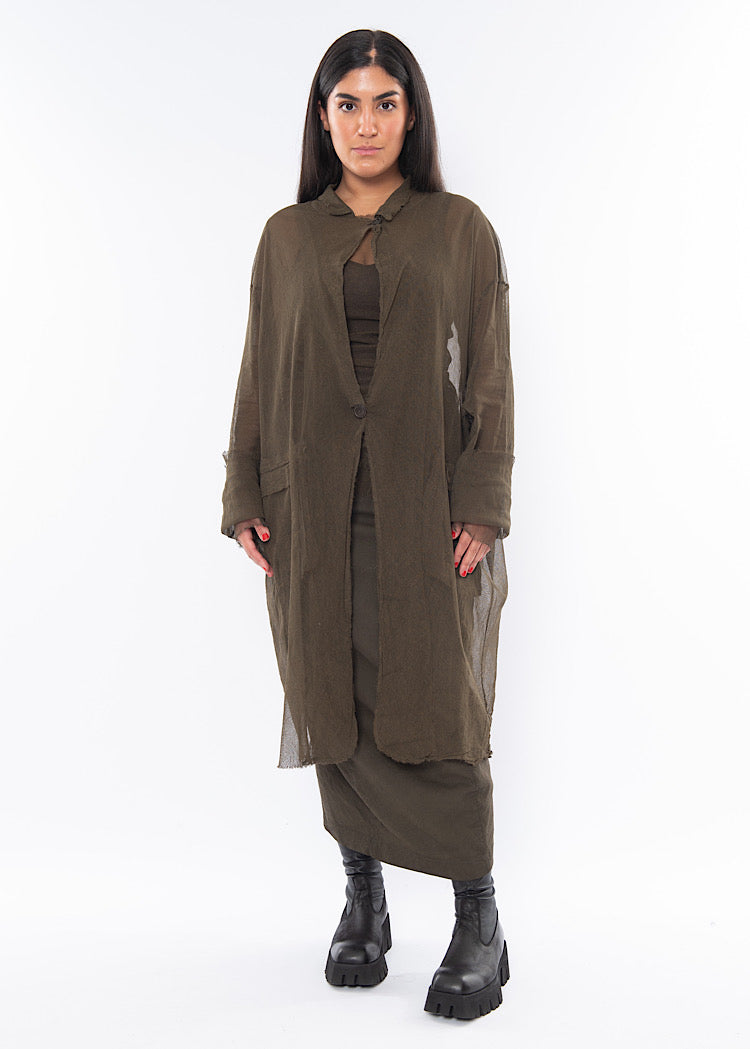 RUNDHOLZ DIP NETTED COAT