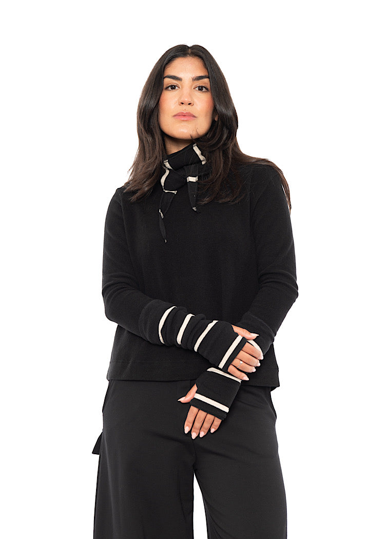 STRIPED SIGNATURE COTTO CUFF