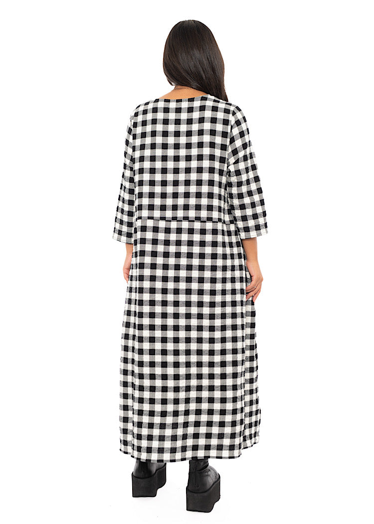 CHECKED REISHI DRESS