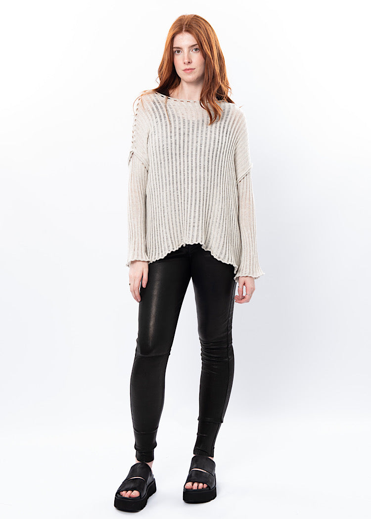 SORT AARHUS KNITTED PULLOVER