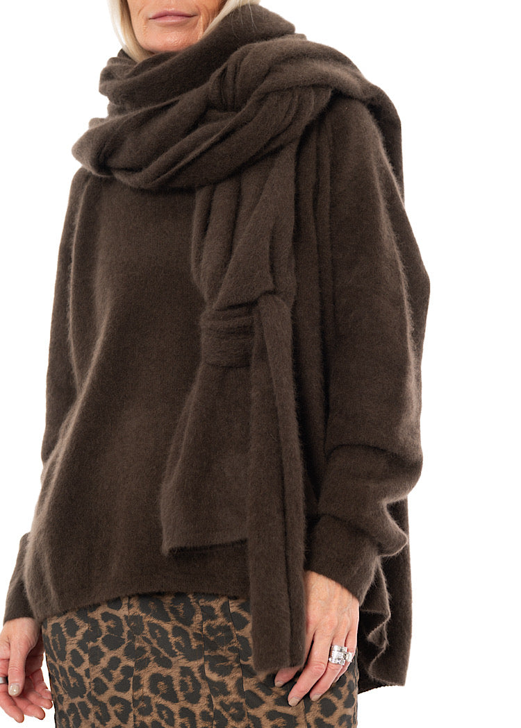 SIGNATURE RACCOON HAIR SCARF