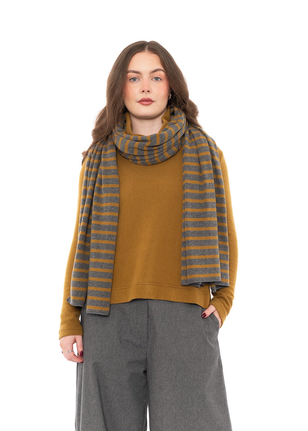 SIGNATURE STRIPED SEGOVIA SCARF