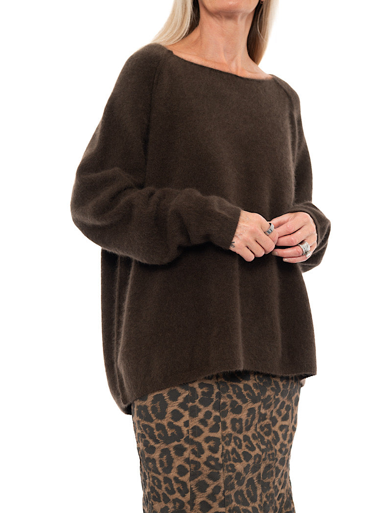 SIGNATURE RACCOON HAIR KNIT