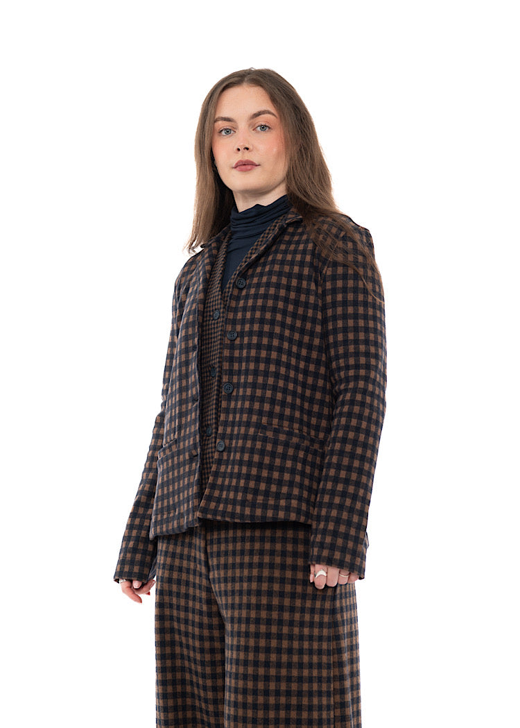 CHECKED APRILE JQ JACKET