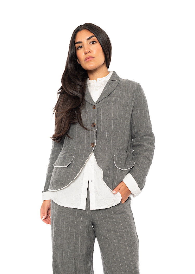 PINSTRIPE VIOLA JACKET
