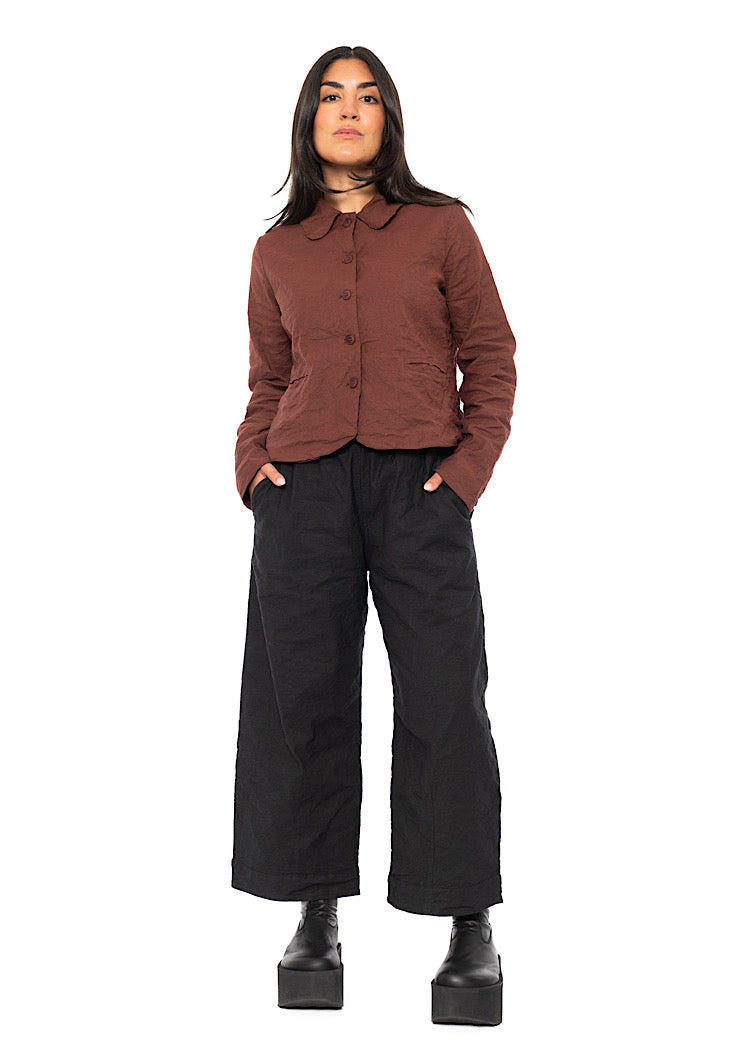 SIGNATURE CRINKLE STRAIGHT LEG TROUSER