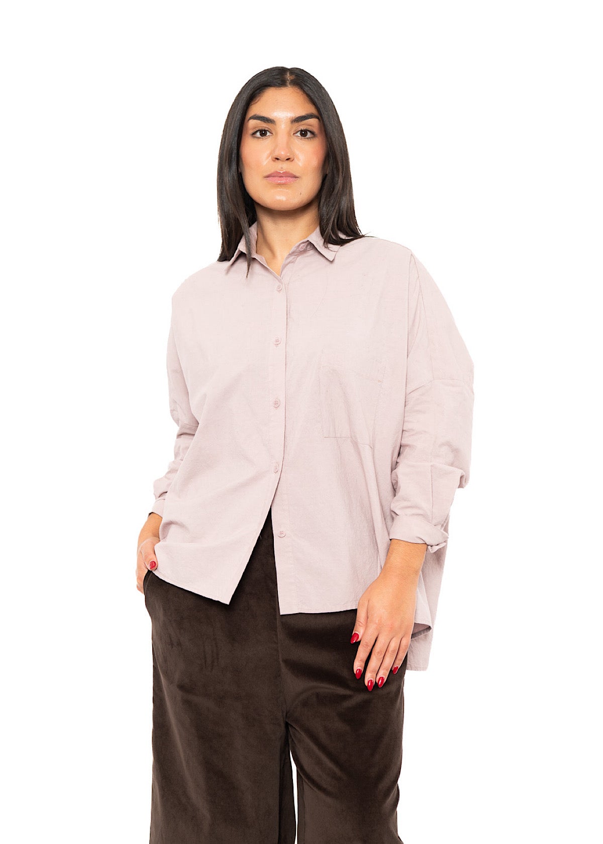 OVERSIZED CRISP COTTON CINDY SHIRT