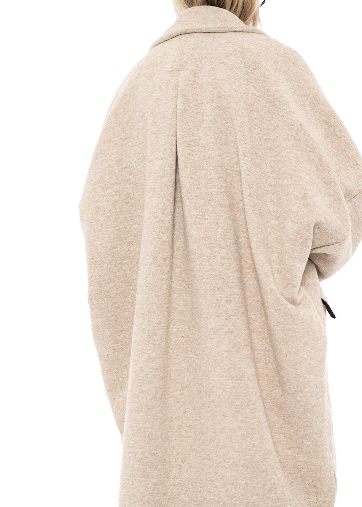 OVERSIZED WOOL-BLEND COAT