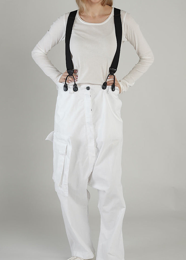 RUNDHOLZ MAINLINE SUSPENDERS *WHITE* (Shown in BLACK)