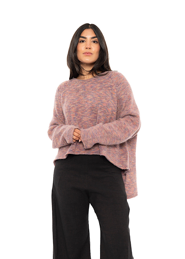 MÉLANGE KNITTED PULLOVER
