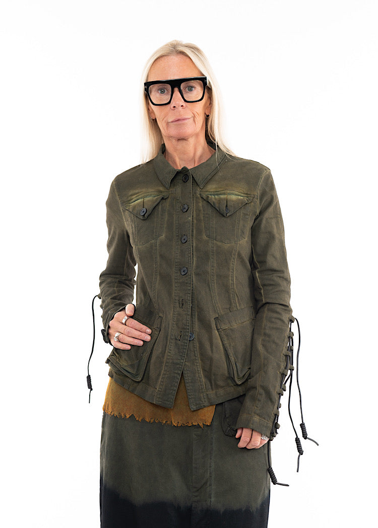 RUNDHOLZ DIP JACKET *BLACK GLOSS* (Shown in LAGOON LIGHT)