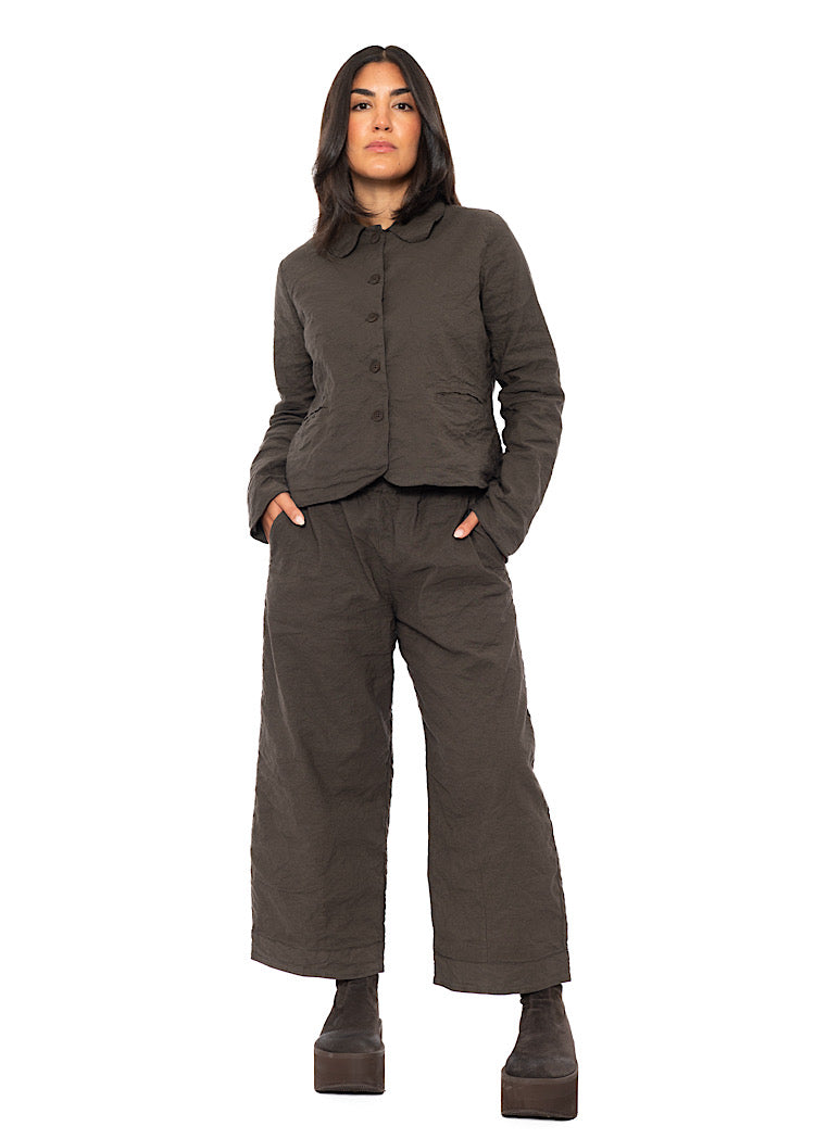 SIGNATURE CRINKLE BOXY JACKET