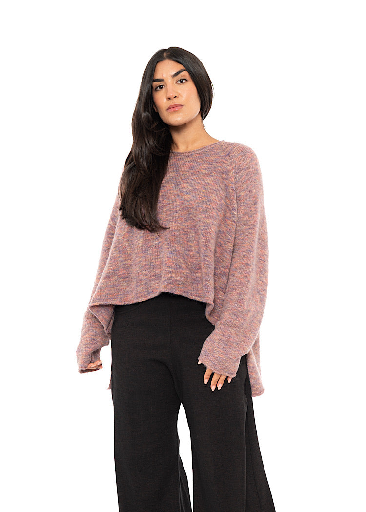 MÉLANGE KNITTED PULLOVER