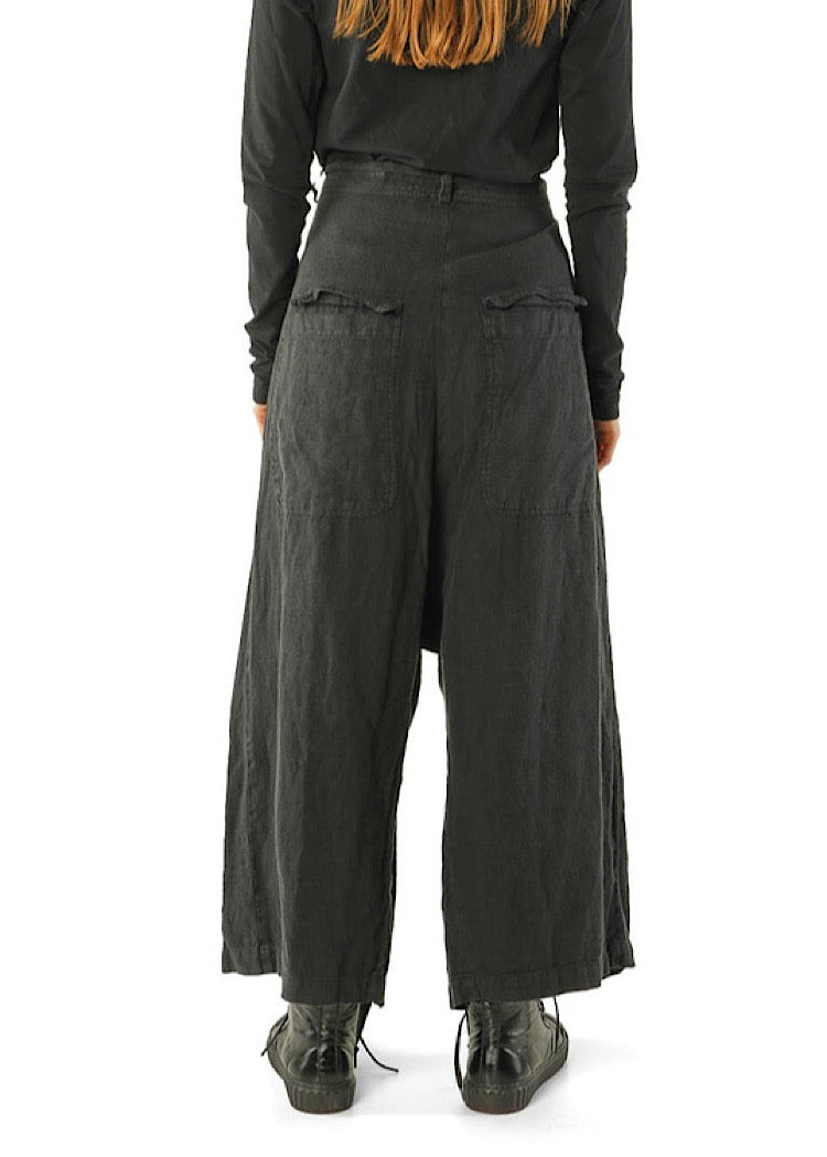 CL WIDE-LEG WINTER LINEN TROUSER