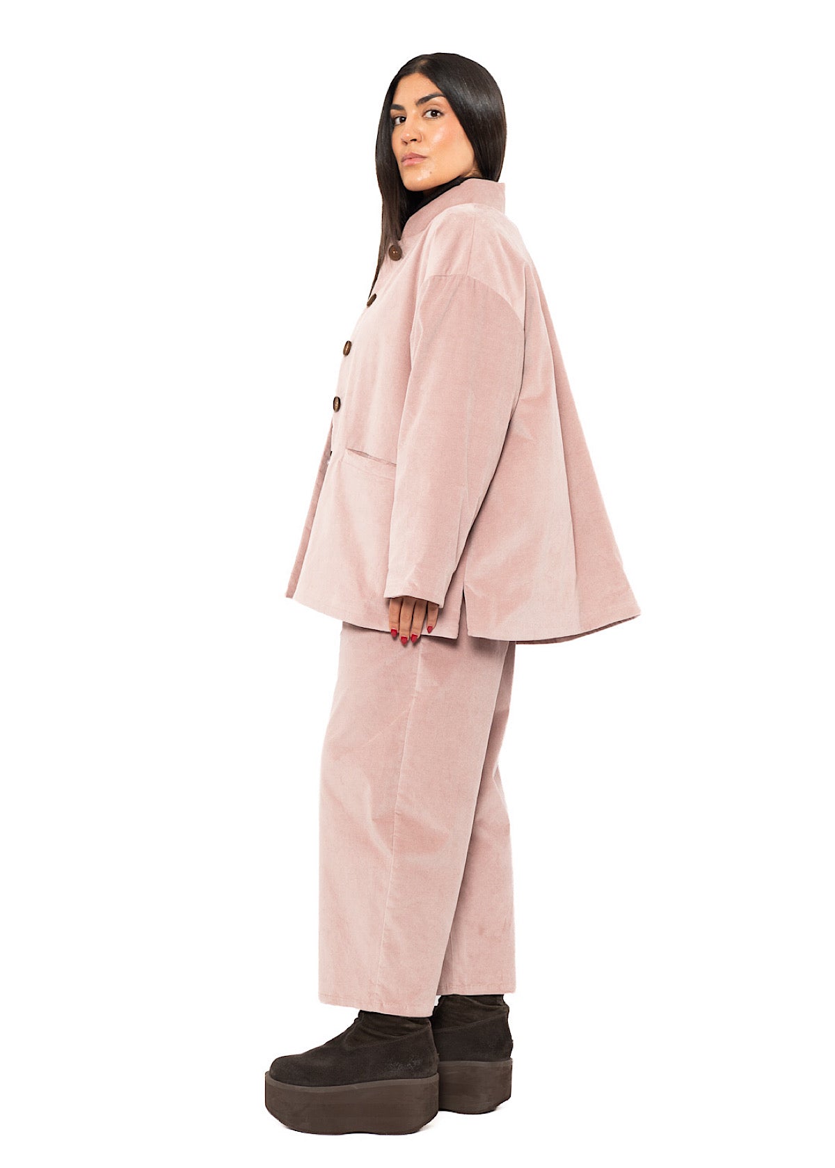 RELAXED VELVET EVELINE JACKET