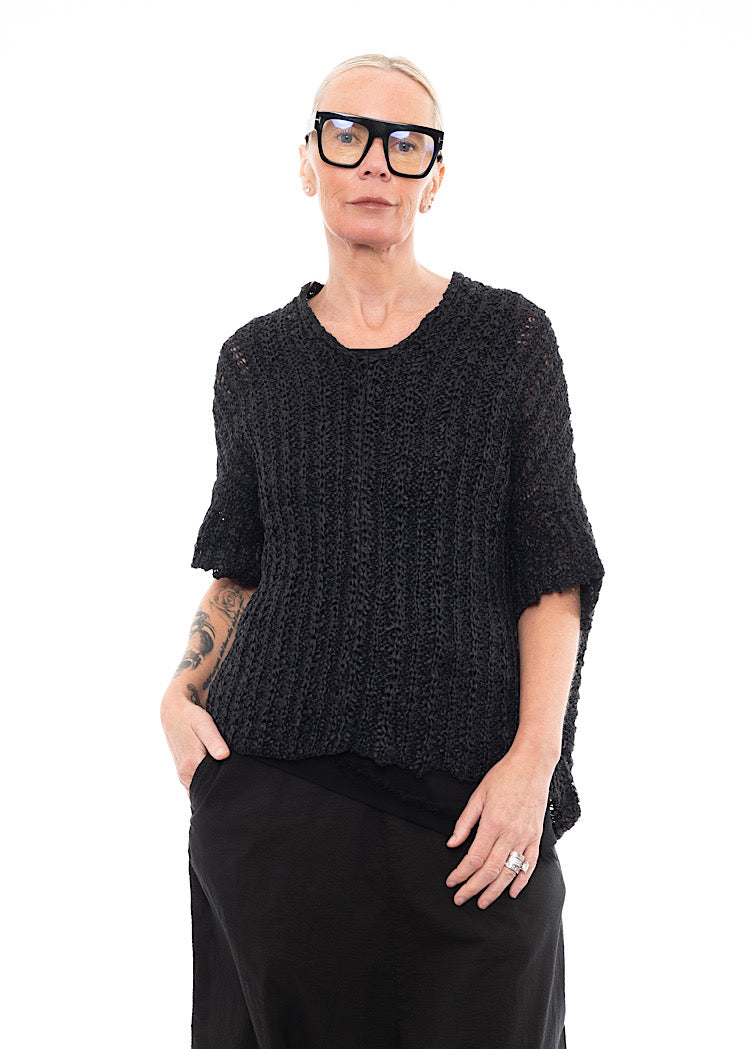 RUNDHOLZ DIP KNITTED PULLOVER