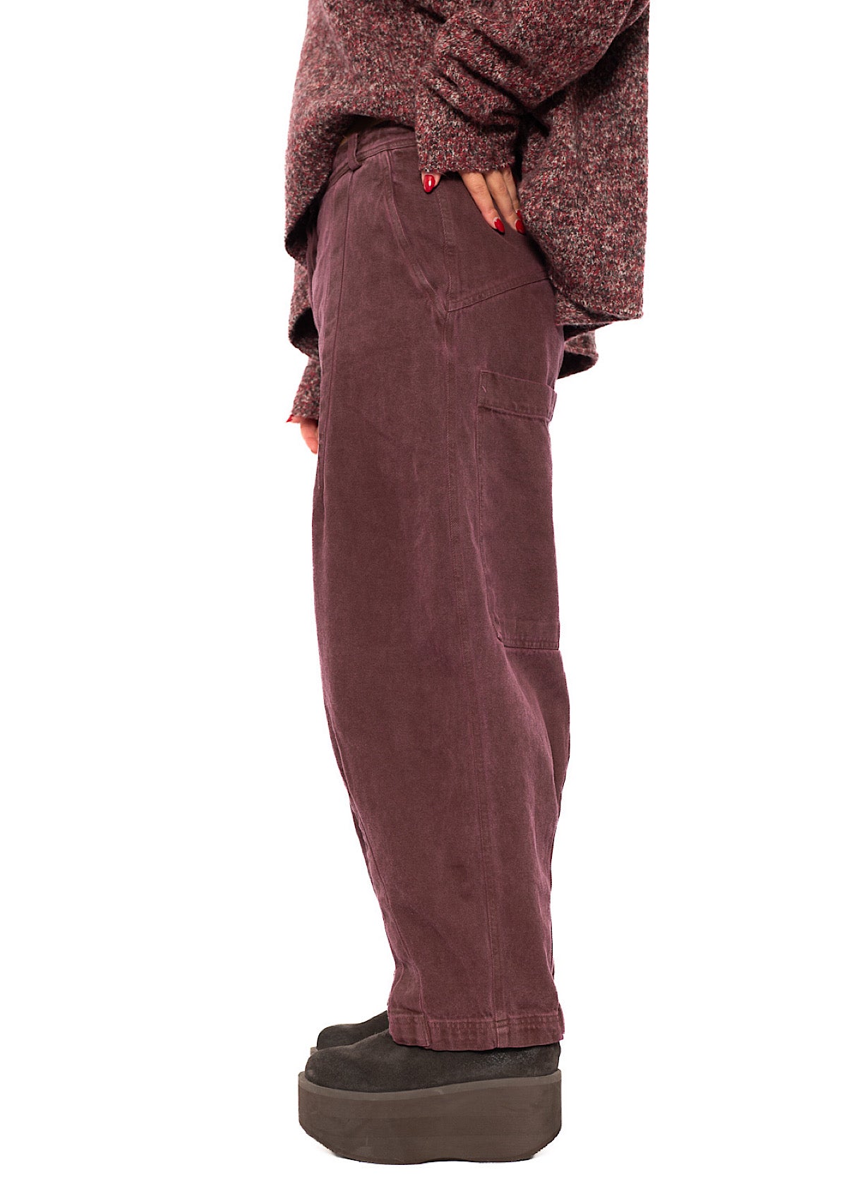 DENIM BALLOON TROUSER