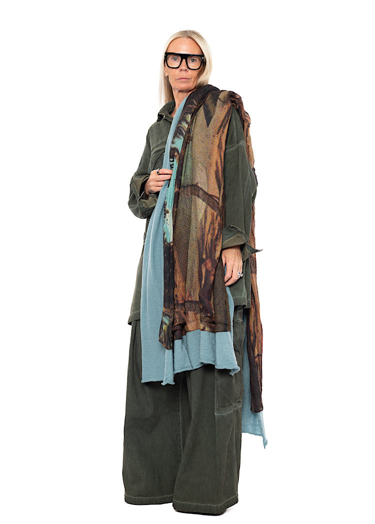 RUNDHOLZ DIP KNITTED SCARF
