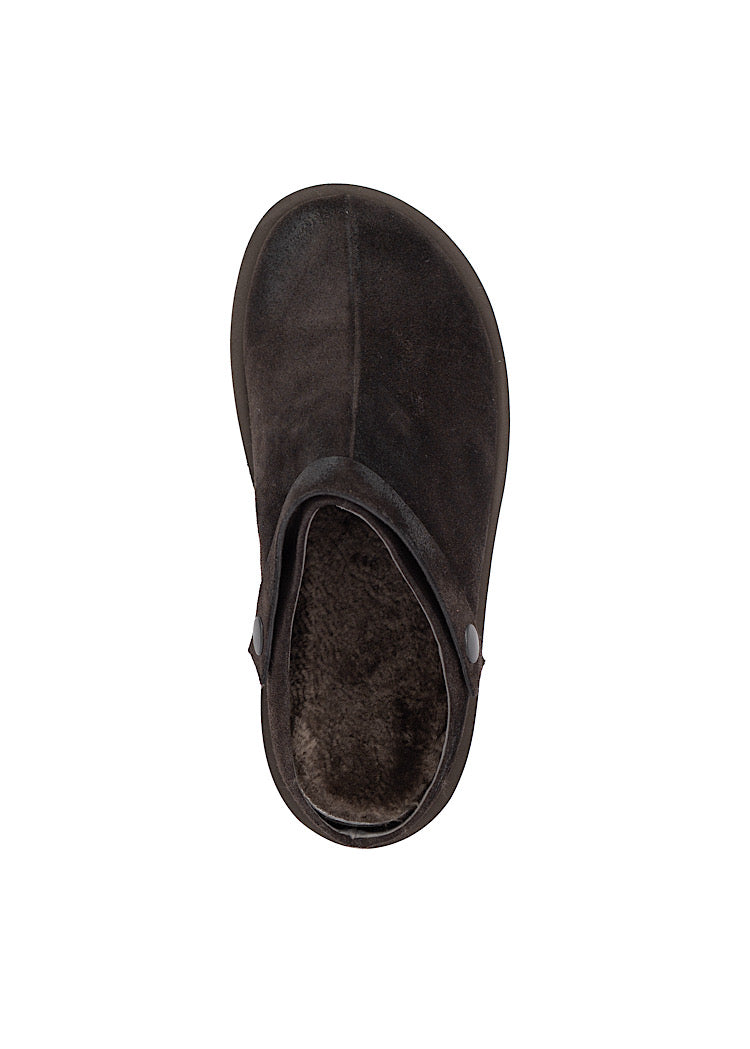 SUEDE PLATFORM CLOG