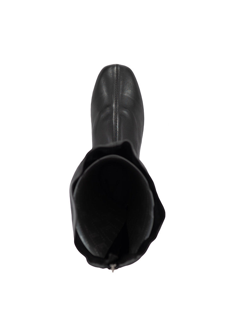 TALL STRETCH LEATHER BOOT