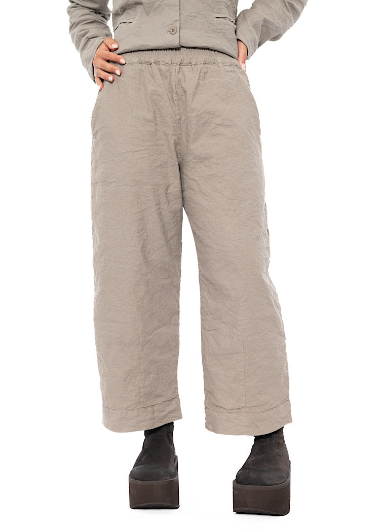 SIGNATURE CRINKLE STRAIGHT LEG TROUSER