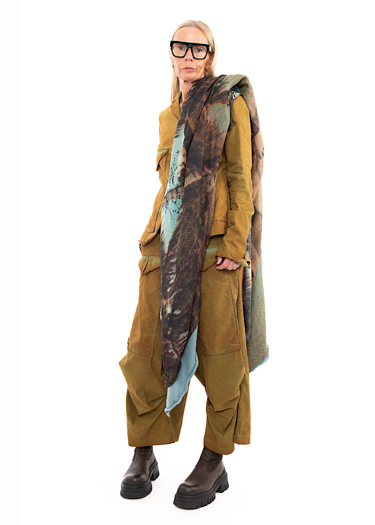 RUNDHOLZ DIP KNITTED SCARF