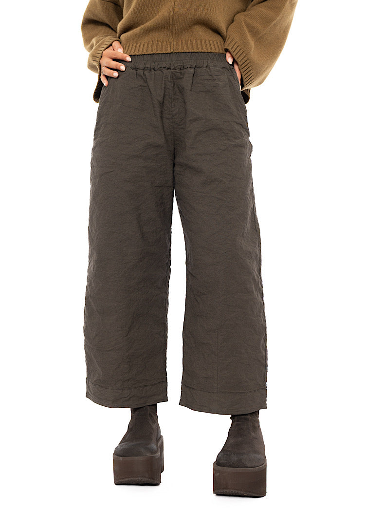 SIGNATURE CRINKLE STRAIGHT LEG TROUSER