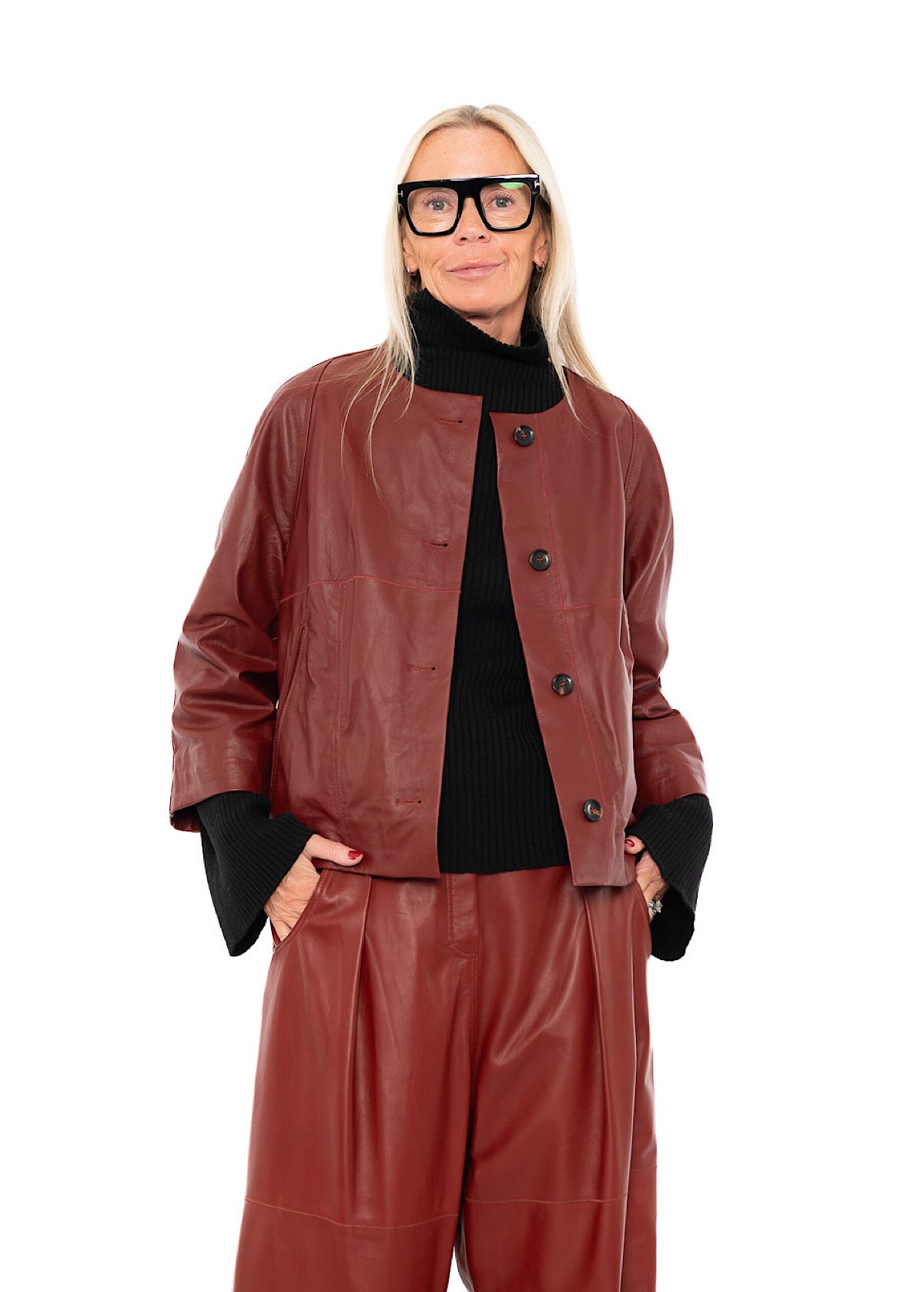 SIGNATURE LEATHER JACKET