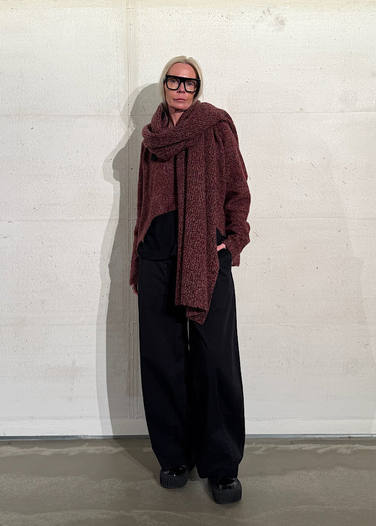 MÉLANGE KNITTED SCARF