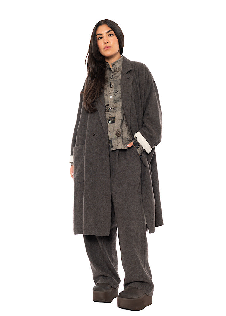 OVERSIZED TWEED COAT