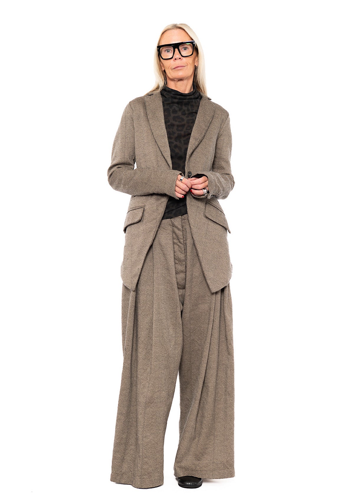 TAILORED PINSTRIPE WOOL JACKET