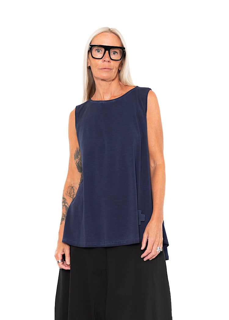 SLEEVELESS A-LINE TOP