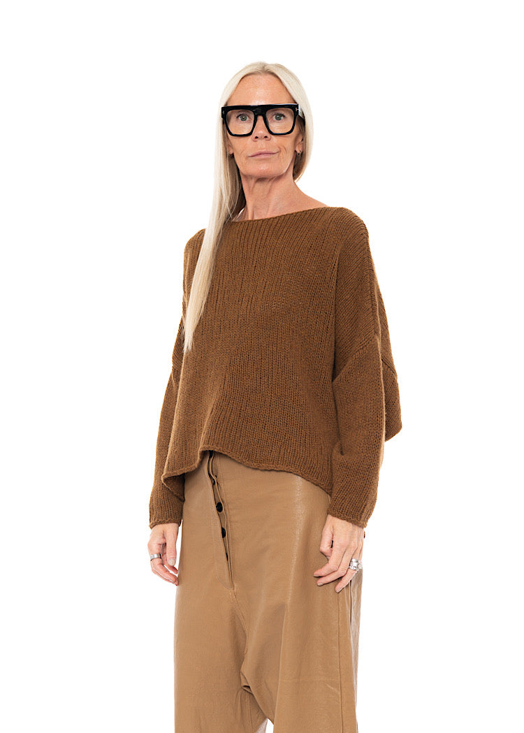 RELAXED SWING KNIT PULLOVER