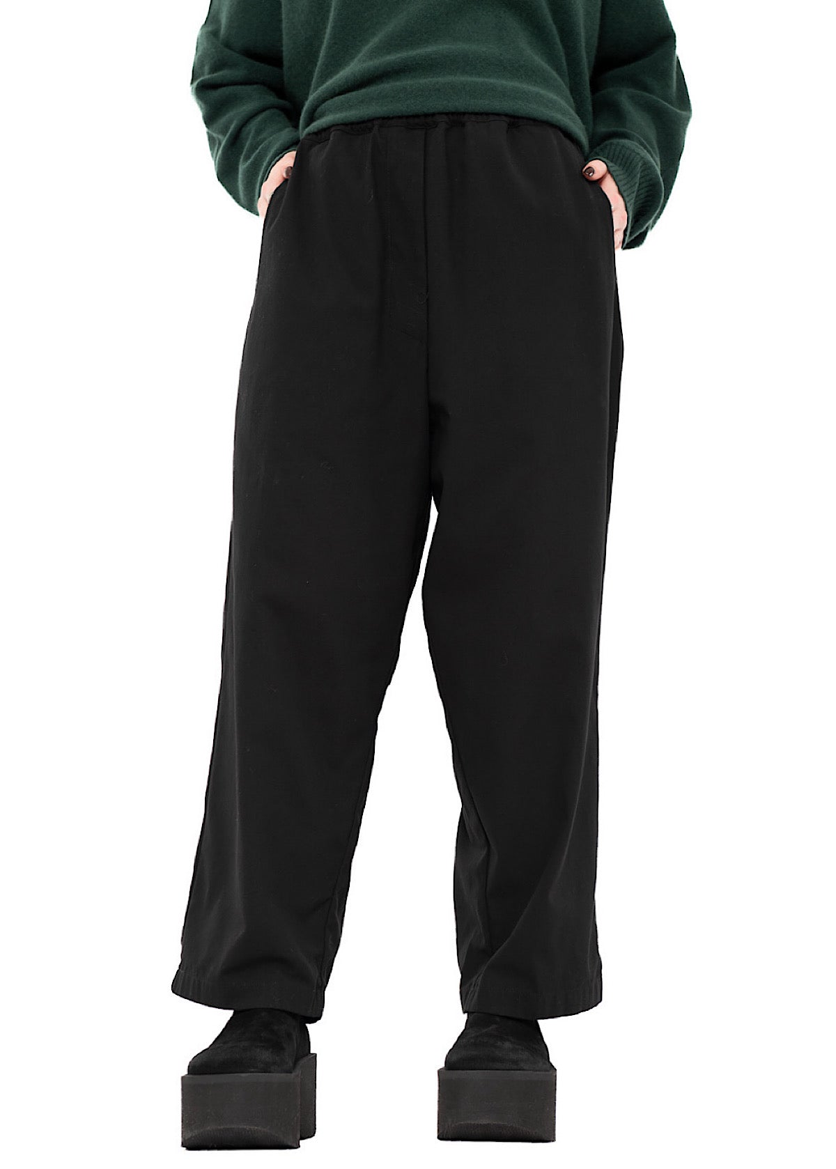 TAPERED COTTON TROUSER