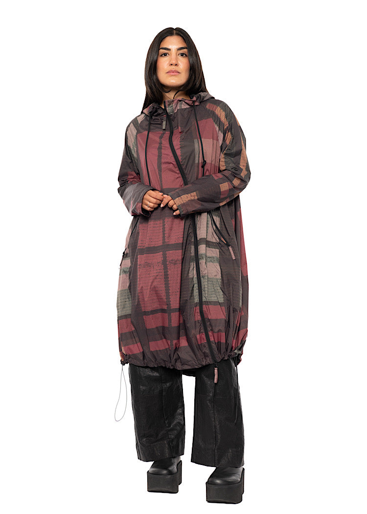 HERITAGE CHECK TECHNICAL RAIN COAT