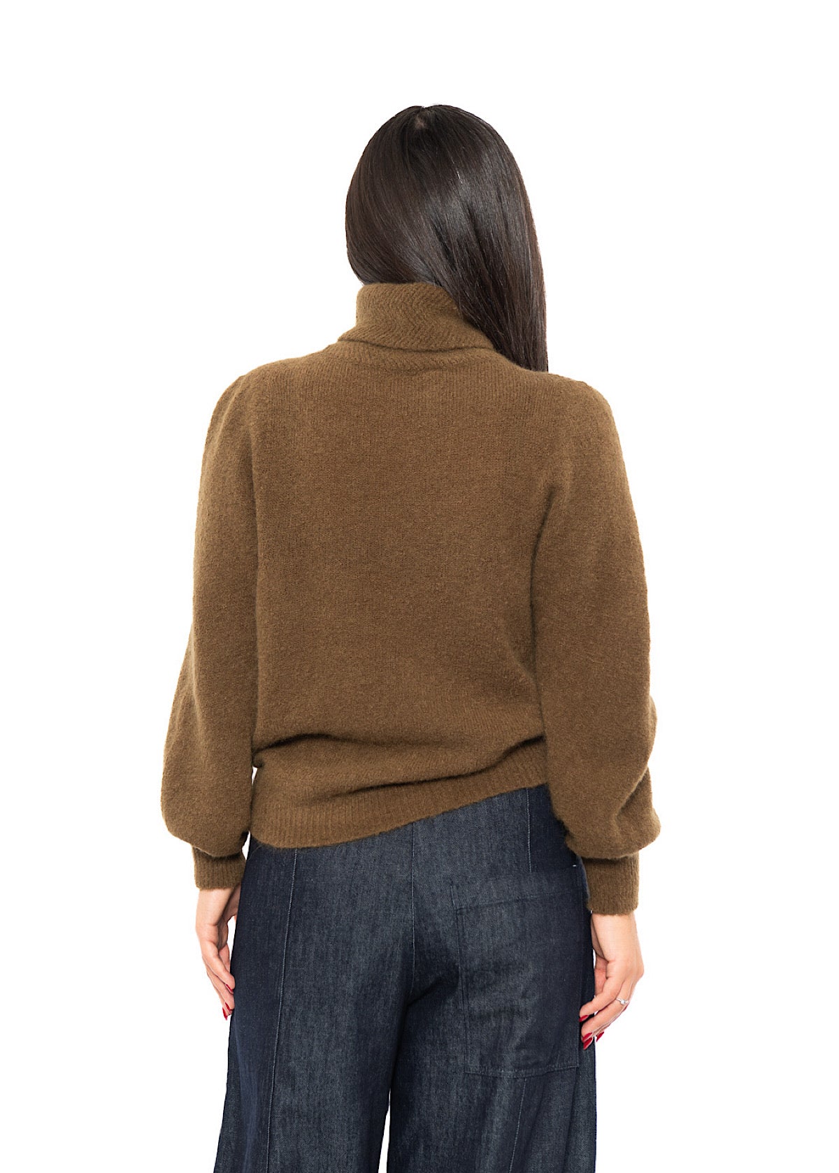 ALPACA-MIX SCULPTURAL PULLOVER