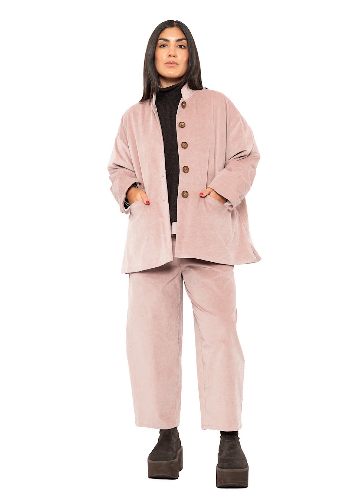 RELAXED VELVET EVELINE JACKET