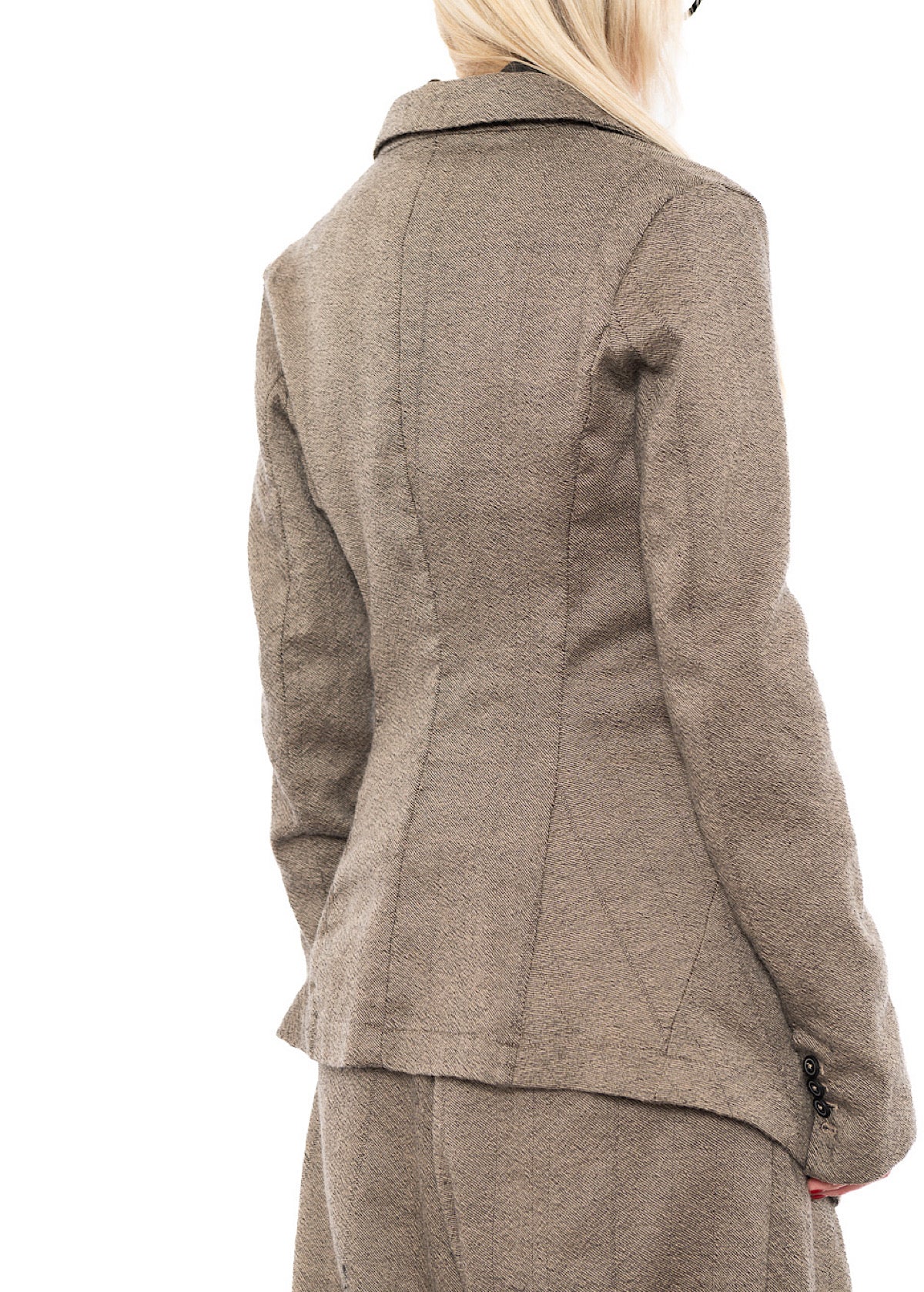 TAILORED PINSTRIPE WOOL JACKET