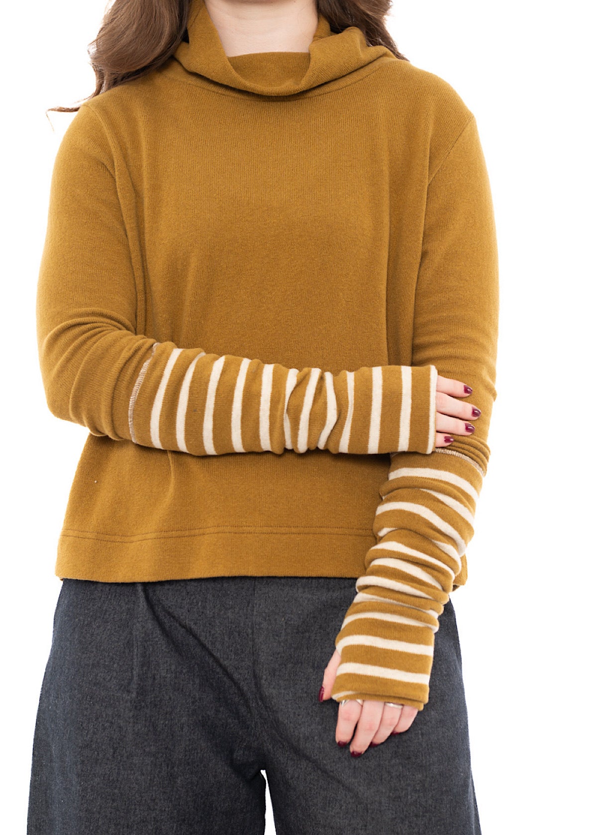 STRIPED SIGNATURE COTTO CUFF